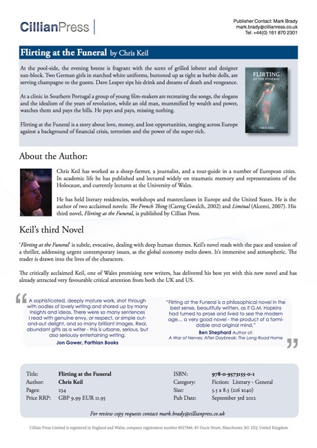 Flirting at the Funeral press pack